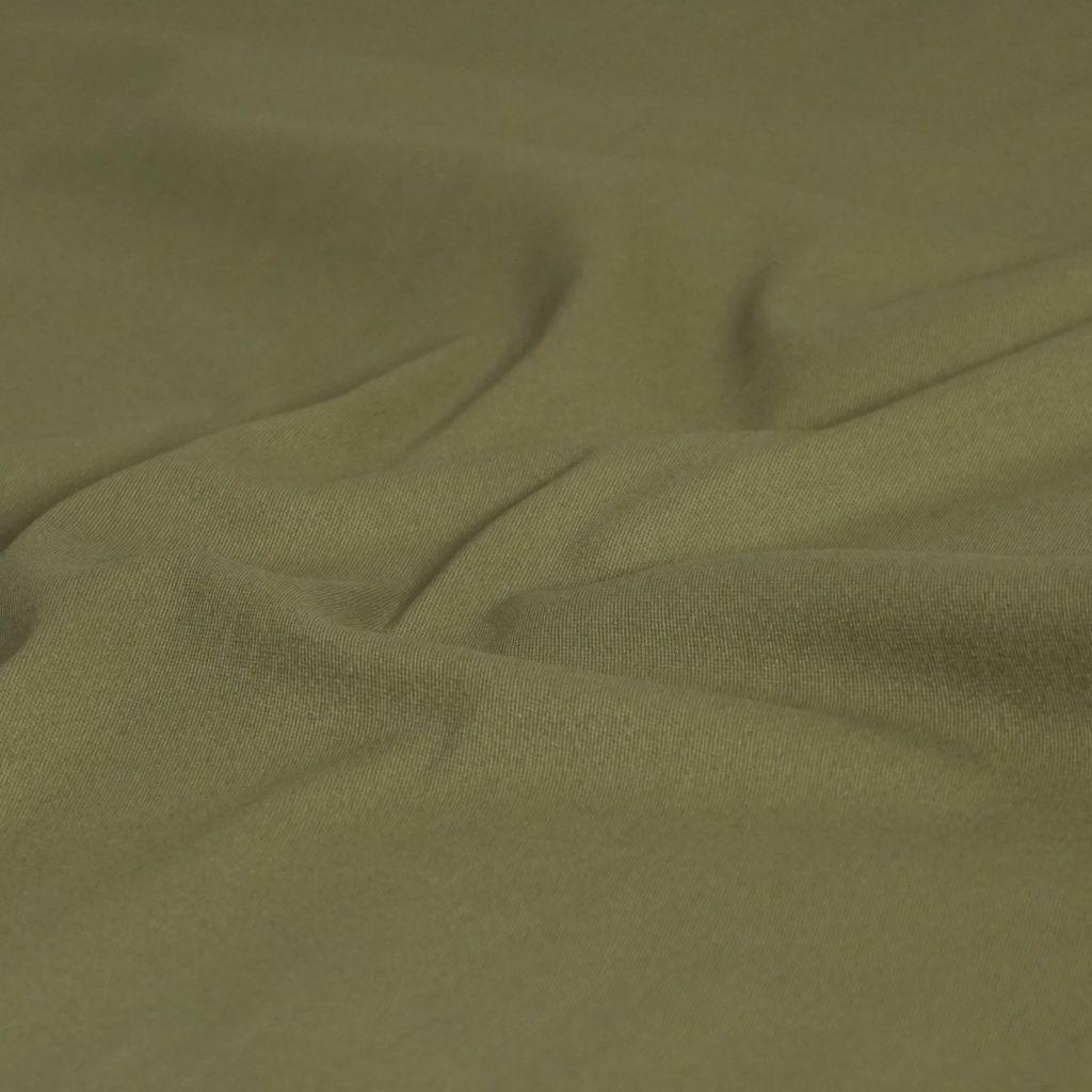 Baumwoll-Stretch Peach Finish olivgrün